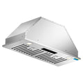 VENFAN 30 Inch Insert Range Hood, 1200 CFM Powerful Suction Under Cabinet Vent Hood, 8-Speed Exhaust Fan with Gesture Sensing & Touch Control, Quiet Brushless Motor, 60dB Quiet Operation, Ducted/Ductless Convertible
