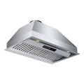 30 Inch Range Hood Insert, 1200 CFM Ultra Quiet DC Motor, Gesture & Touch Control, Ducted/Ductless Convertible, Stainless Steel Built-in Kitchen Vent Hood