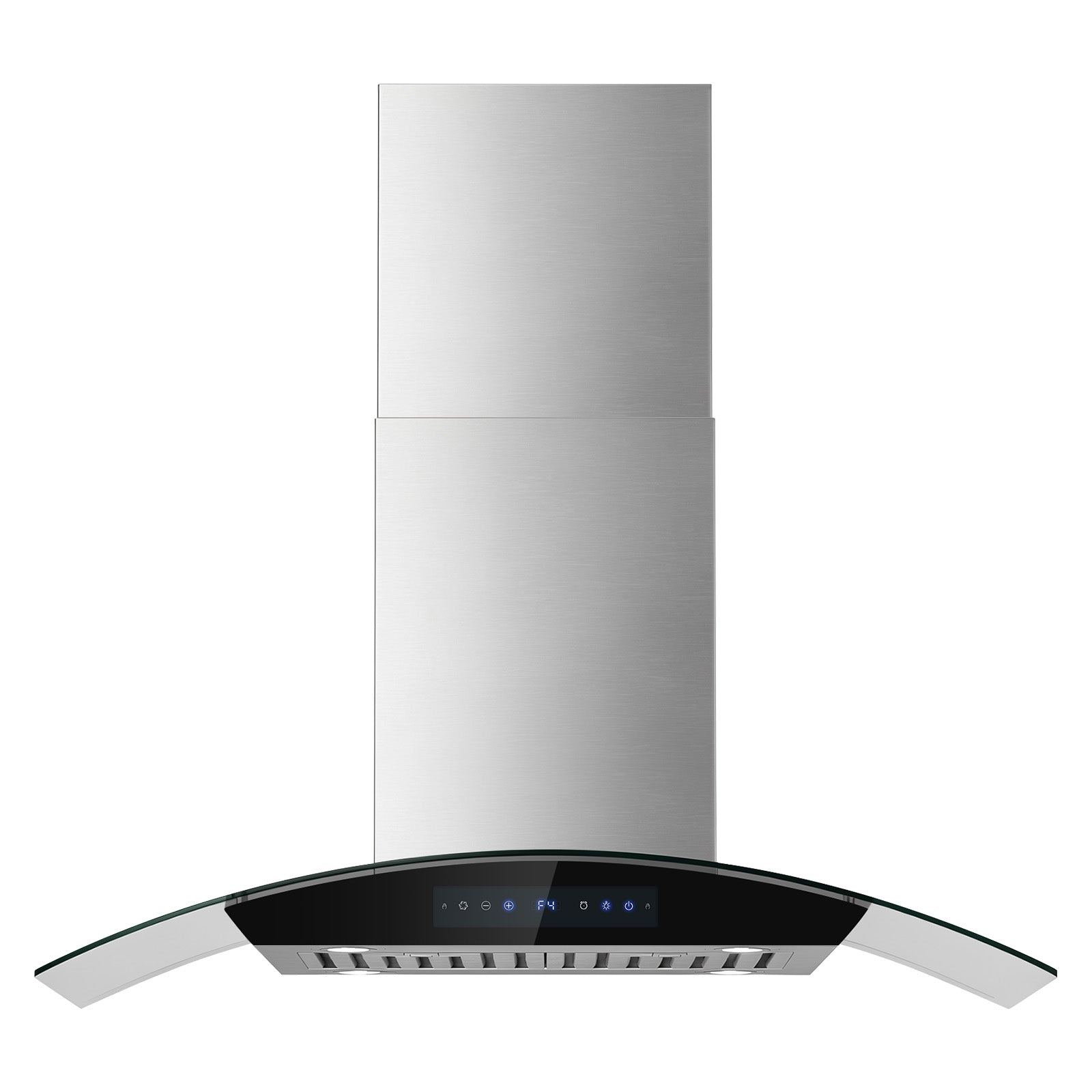 Island Range-Hood 36 Inch 1200 CFM Ceiling Mount Kitchen Stove Vent with 8 Speed DC Motor