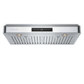Under Cabinet Range Hood 30 Inch - 1200 CFM Ultra Powerful Suction, Gesture Sensing & 4-Speed Touch Control, Dishwasher Safe Filters, Stainless Steel Kitchen Hood