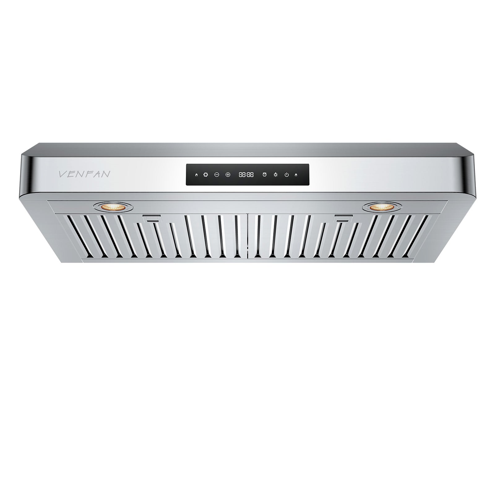 Under Cabinet Range Hood 30 Inch - 1200 CFM Ultra Powerful Suction, Gesture Sensing & 4-Speed Touch Control, Dishwasher Safe Filters, Stainless Steel Kitchen Hood